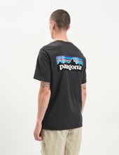 Patagonia P-6 Logo T-Shirt - Ink Black