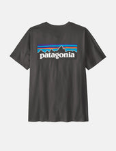 Patagonia P-6 Logo T-Shirt - Ink Black