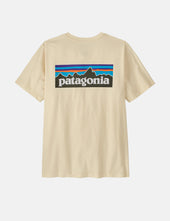 Patagonia P-6 Logo T-Shirt - Undyed Natural