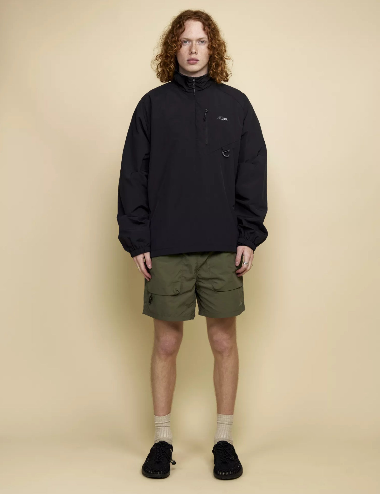 Elliker Coppa Pullover Tech Jacket - Black