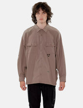 Elliker Alston Long Sleeve Tech Shirt - Dark Taupe