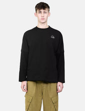 Elliker Lown Campfire Long Sleeve T-Shirt - Black