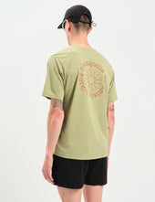 Patagonia Cap Cool Daily T-Shirt - Spoke Stencil/Gumtree Green