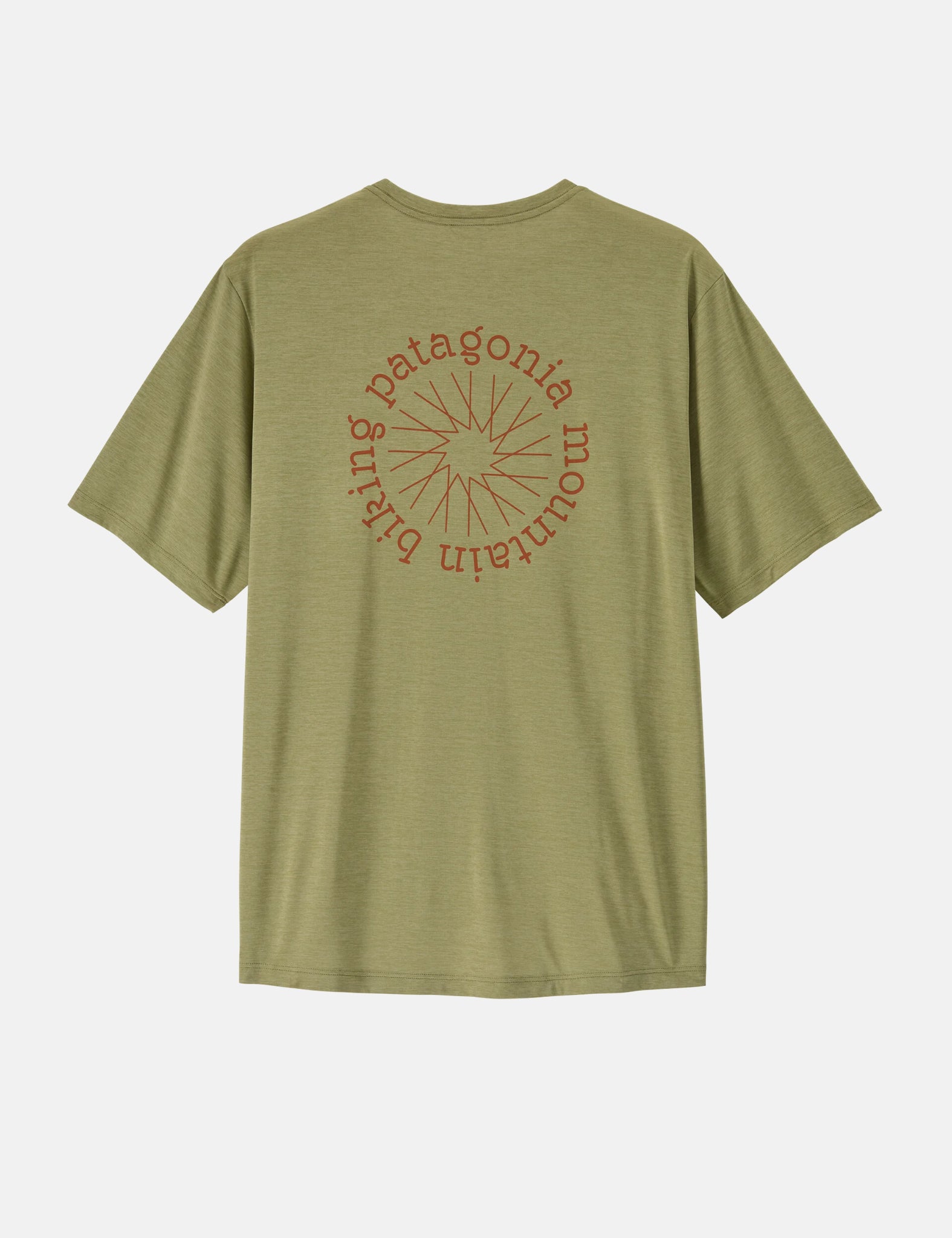 Patagonia Cap Cool Daily T-Shirt - Spoke Stencil/Gumtree Green