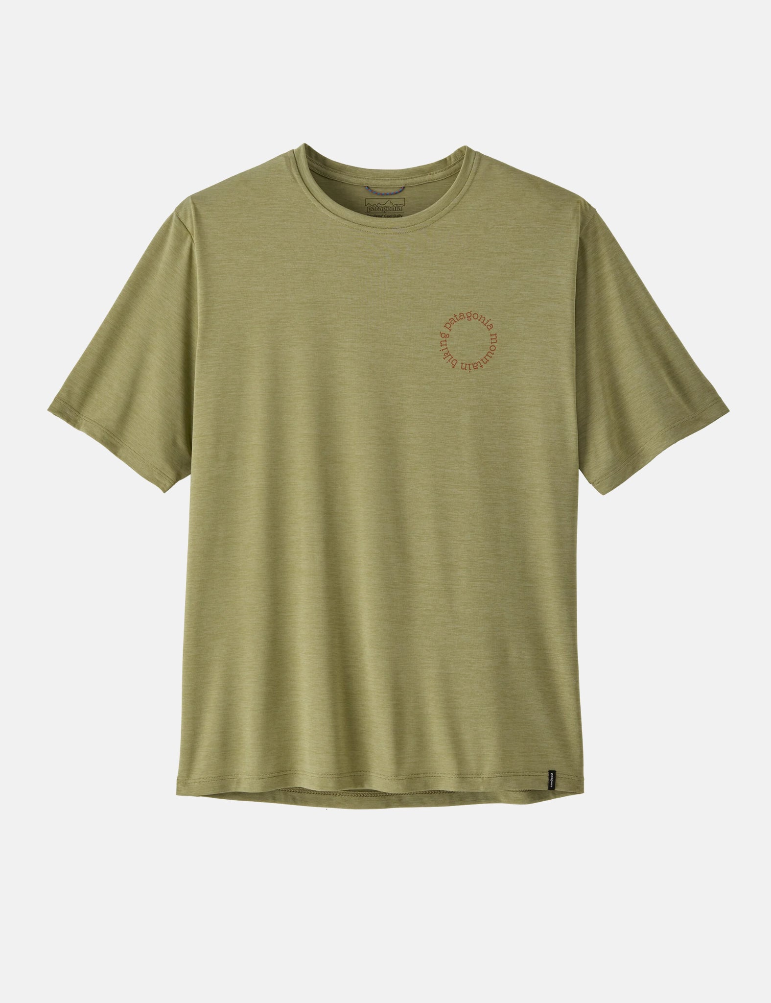 Patagonia Cap Cool Daily T-Shirt - Spoke Stencil/Gumtree Green