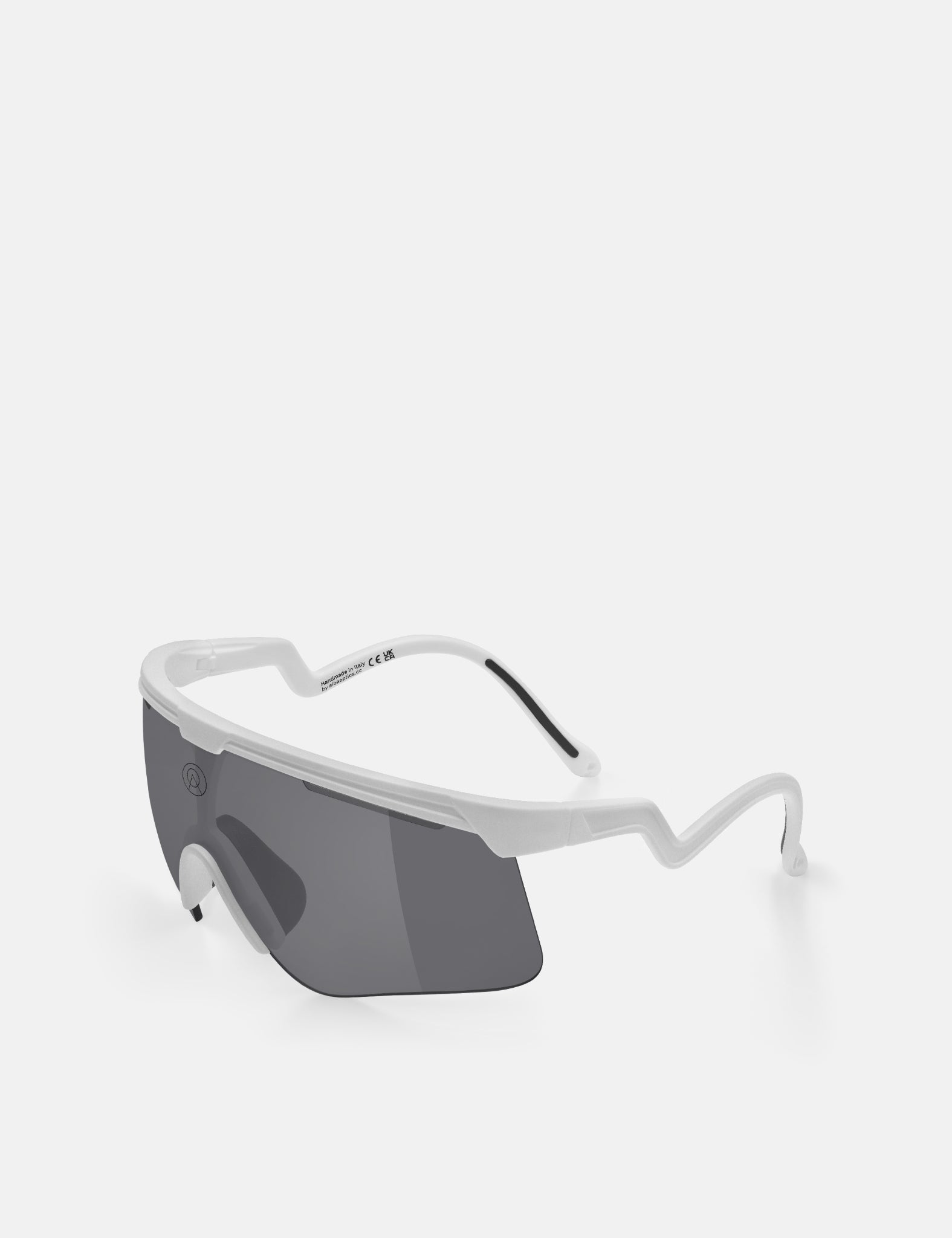 Alba Optics Delta Sunglasses - White/VZUM F-LENS CLASSIC | Benchmark.