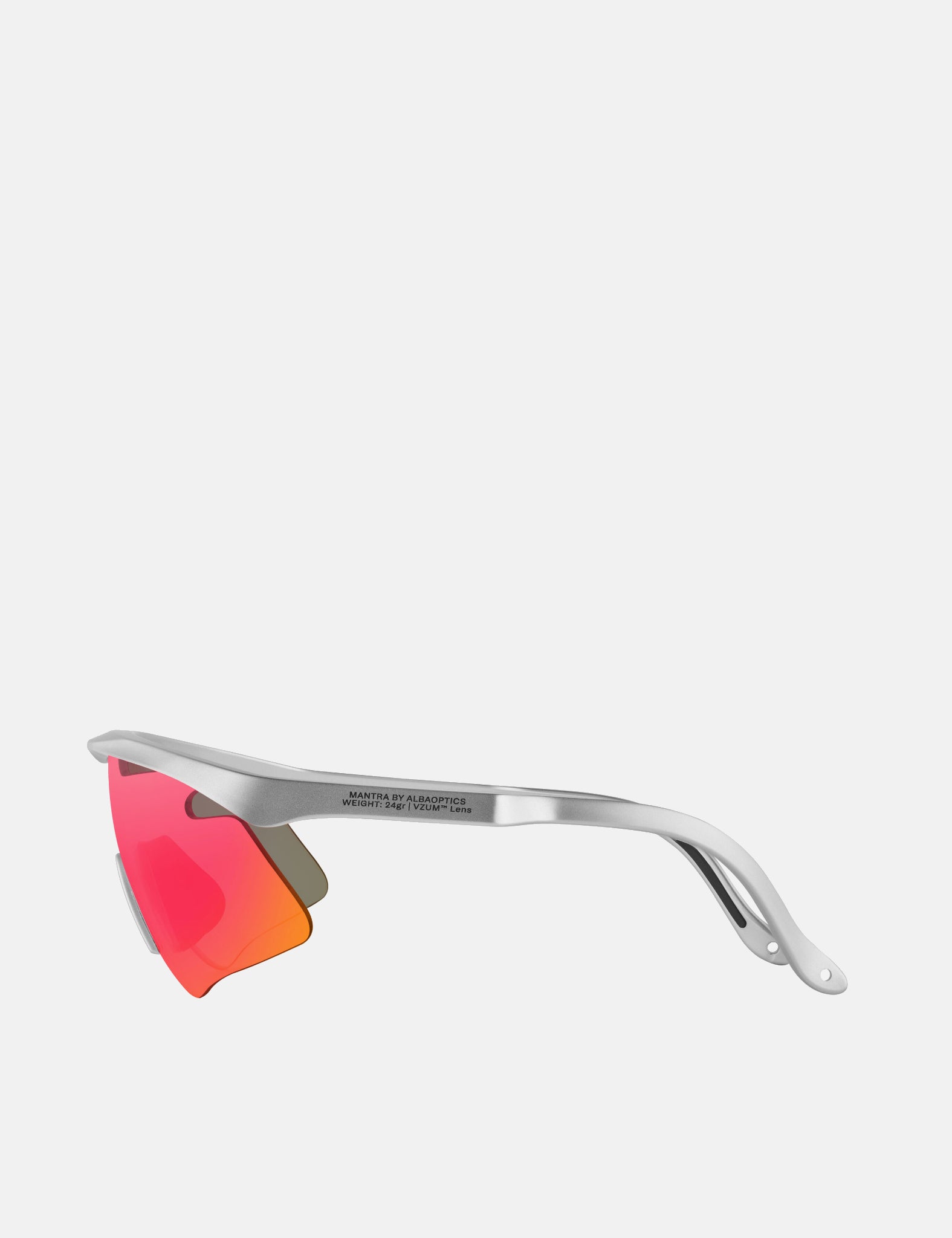 Alba Optics Mantra Sunglasses - Silver Metal/VZUM LAVA