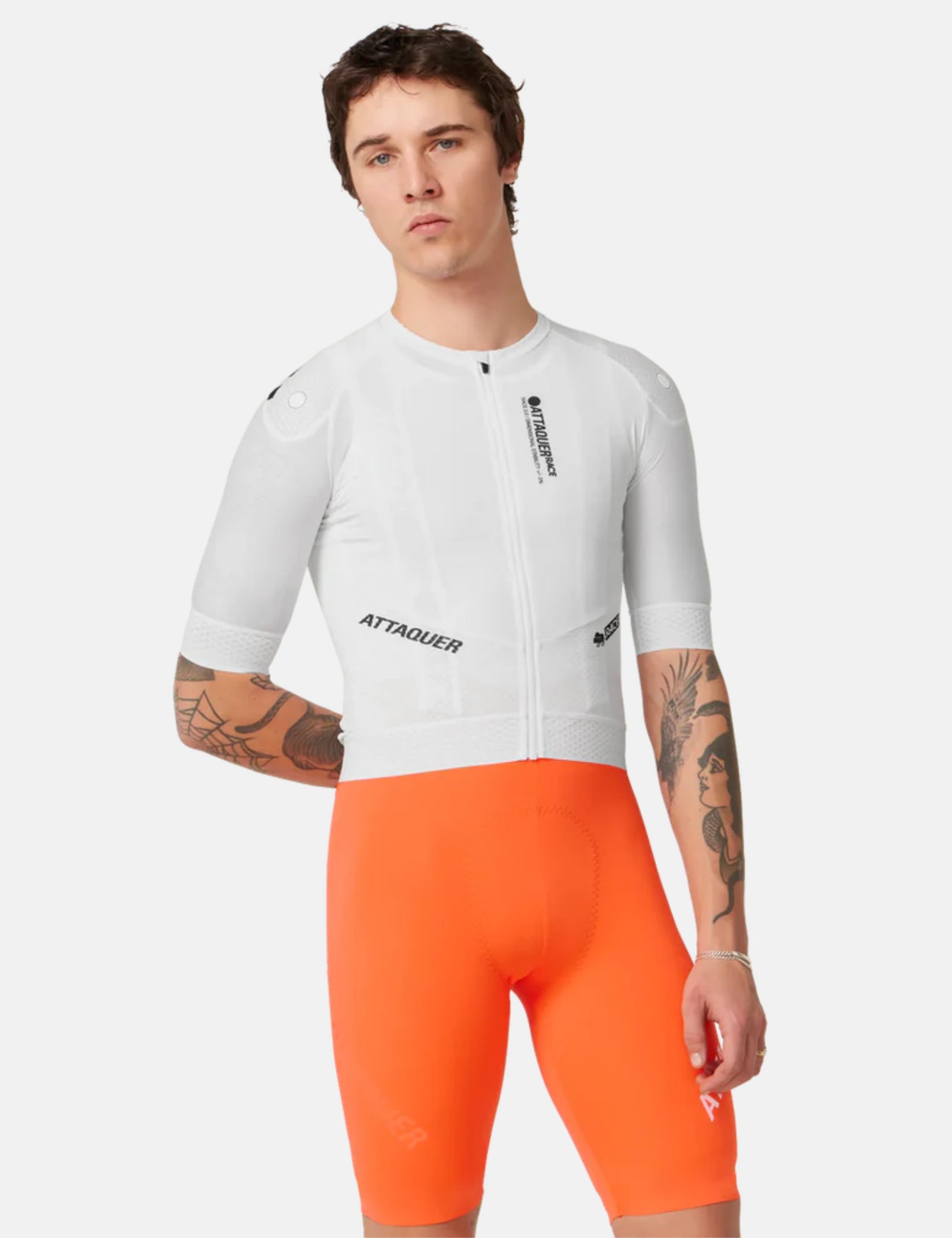 Attaquer Race Jersey - White | Benchmark.