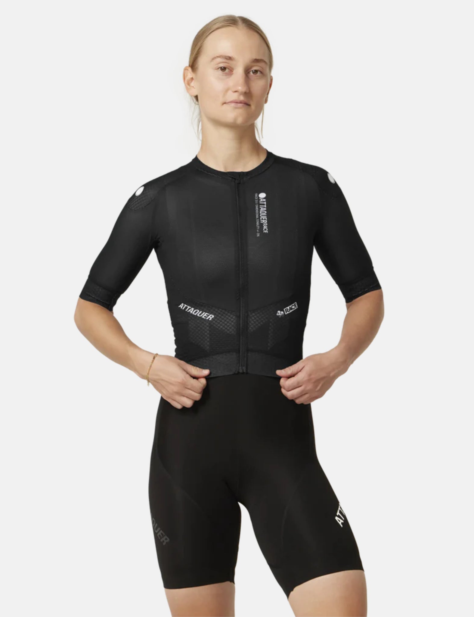 Attaquer Womens Race Jersey - Black