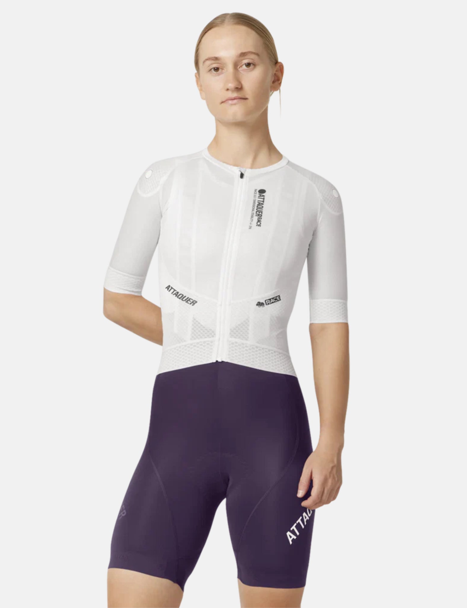 Attaquer Womens Race Jersey - White