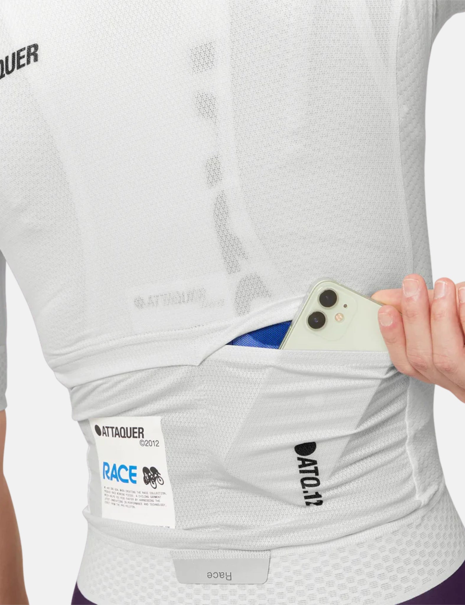 Attaquer Womens Race Jersey - White