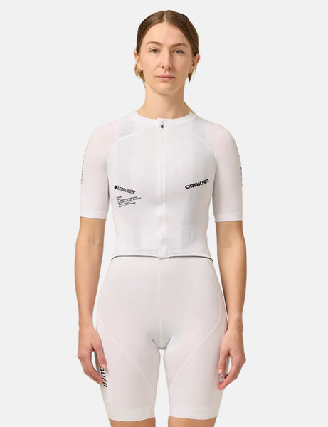 Attaquer OrbKnit Womens Race Jersey - White | Benchmark.