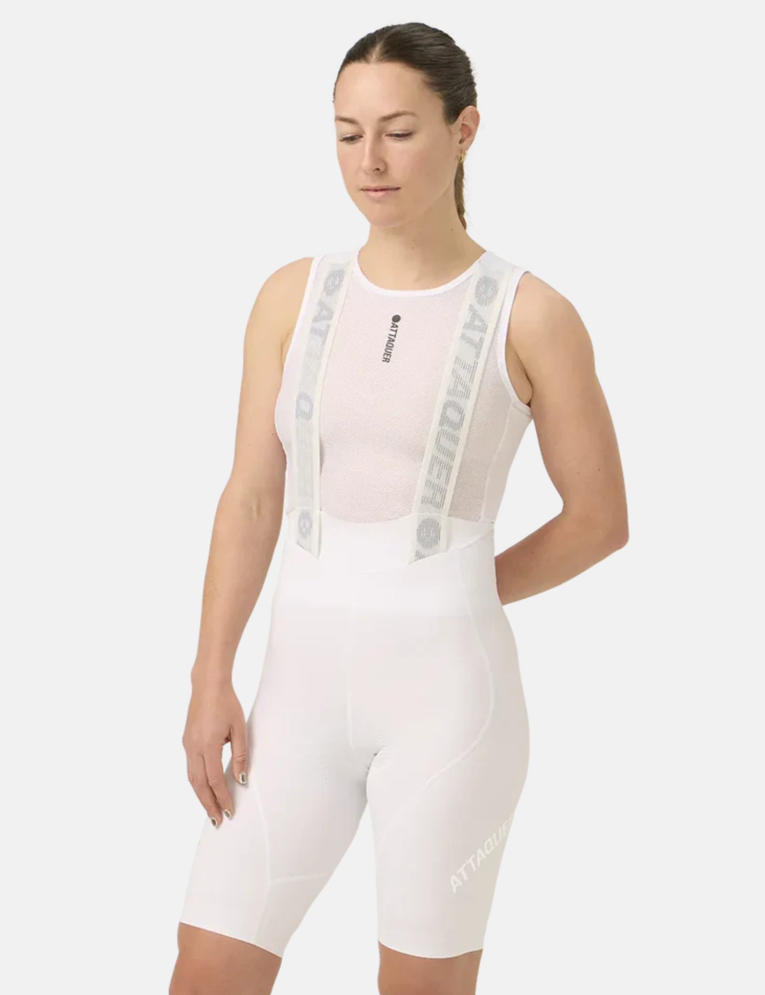 Attaquer Womens Race Bib Short - White