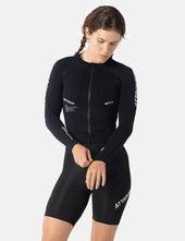 Attaquer OrbKnit Womens Race Jersey Long Sleeve - Black