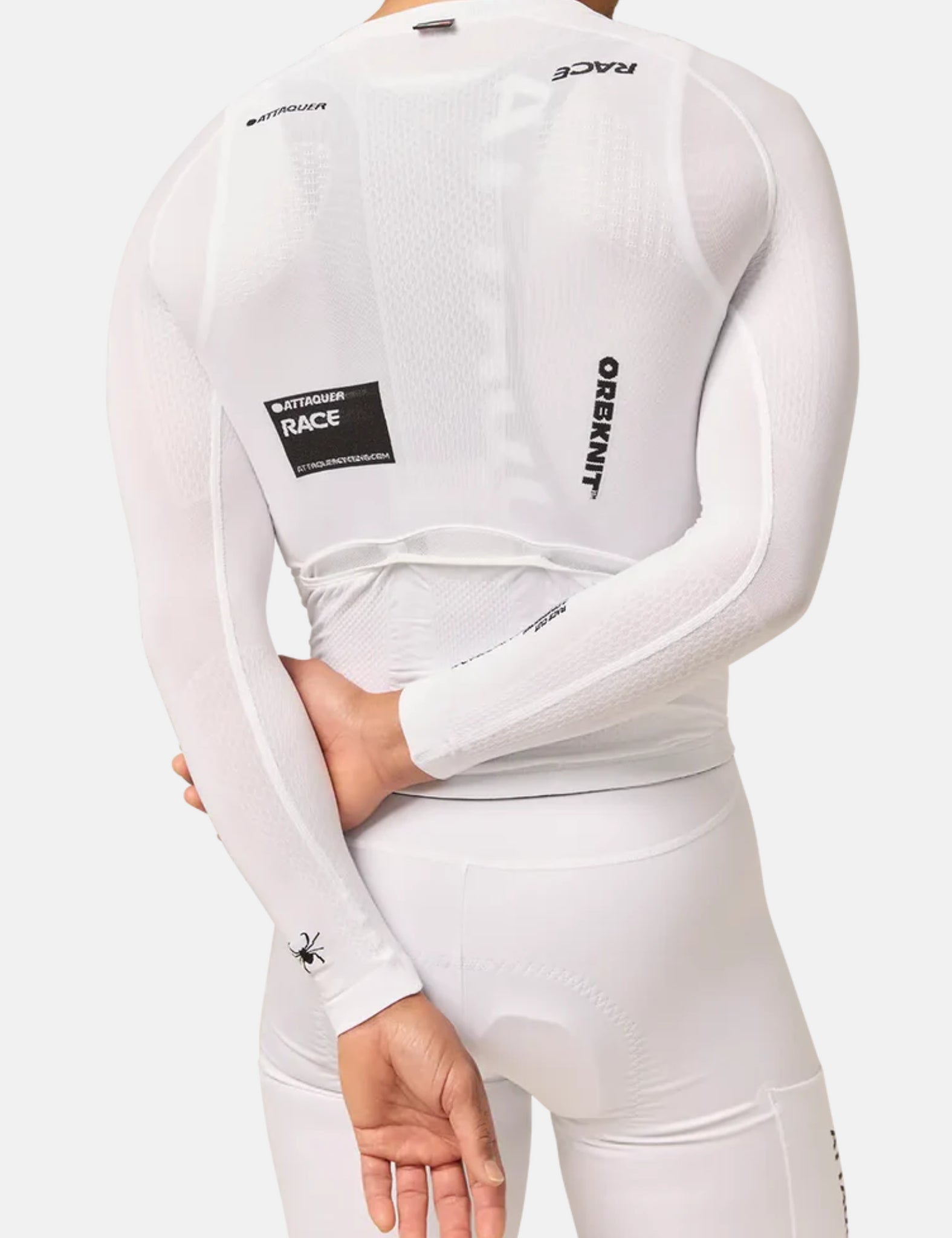 Attaquer OrbKnit Race Jersey Long Sleeve - White