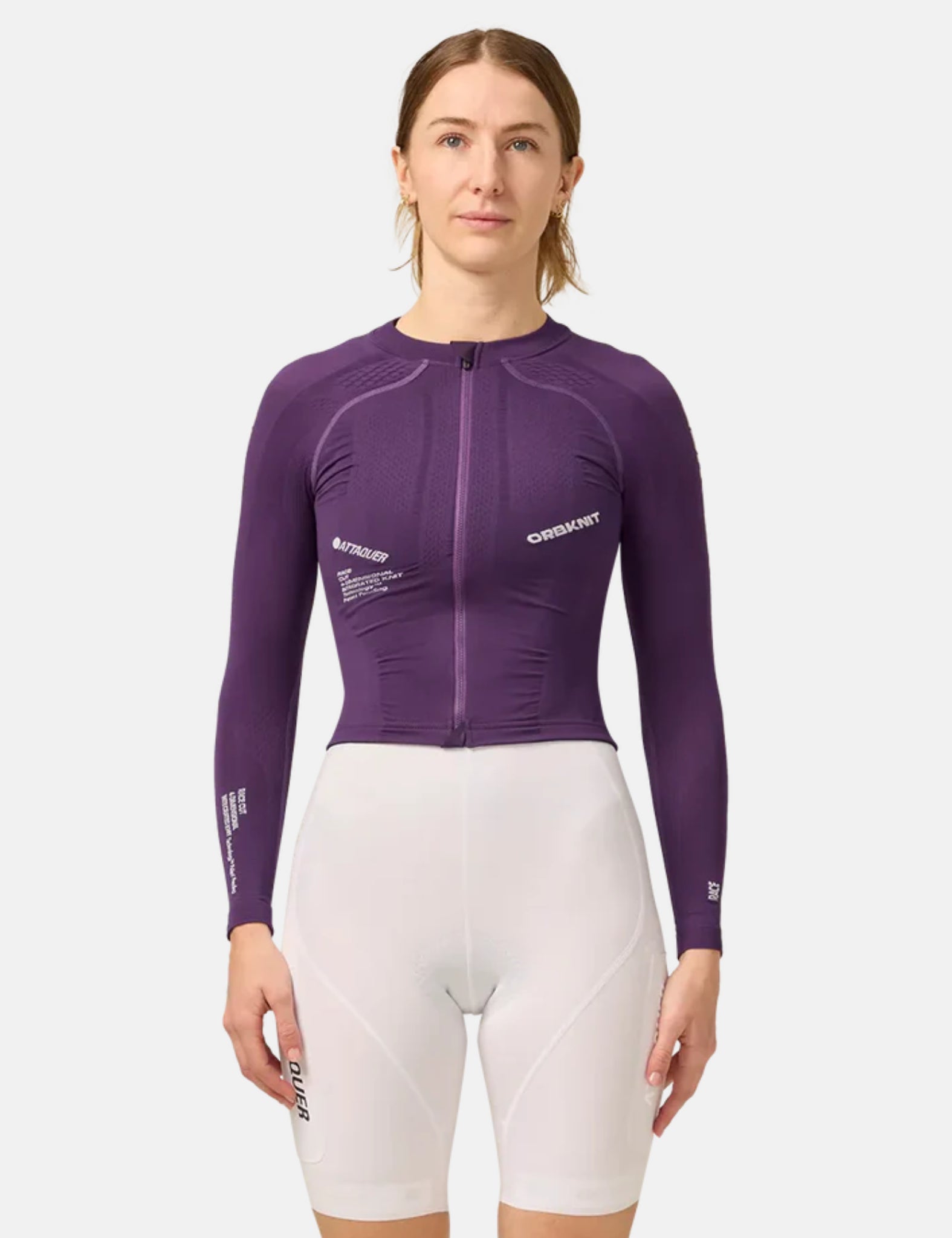 Attaquer OrbKnit Womens Race Jersey Long Sleeve - Purple