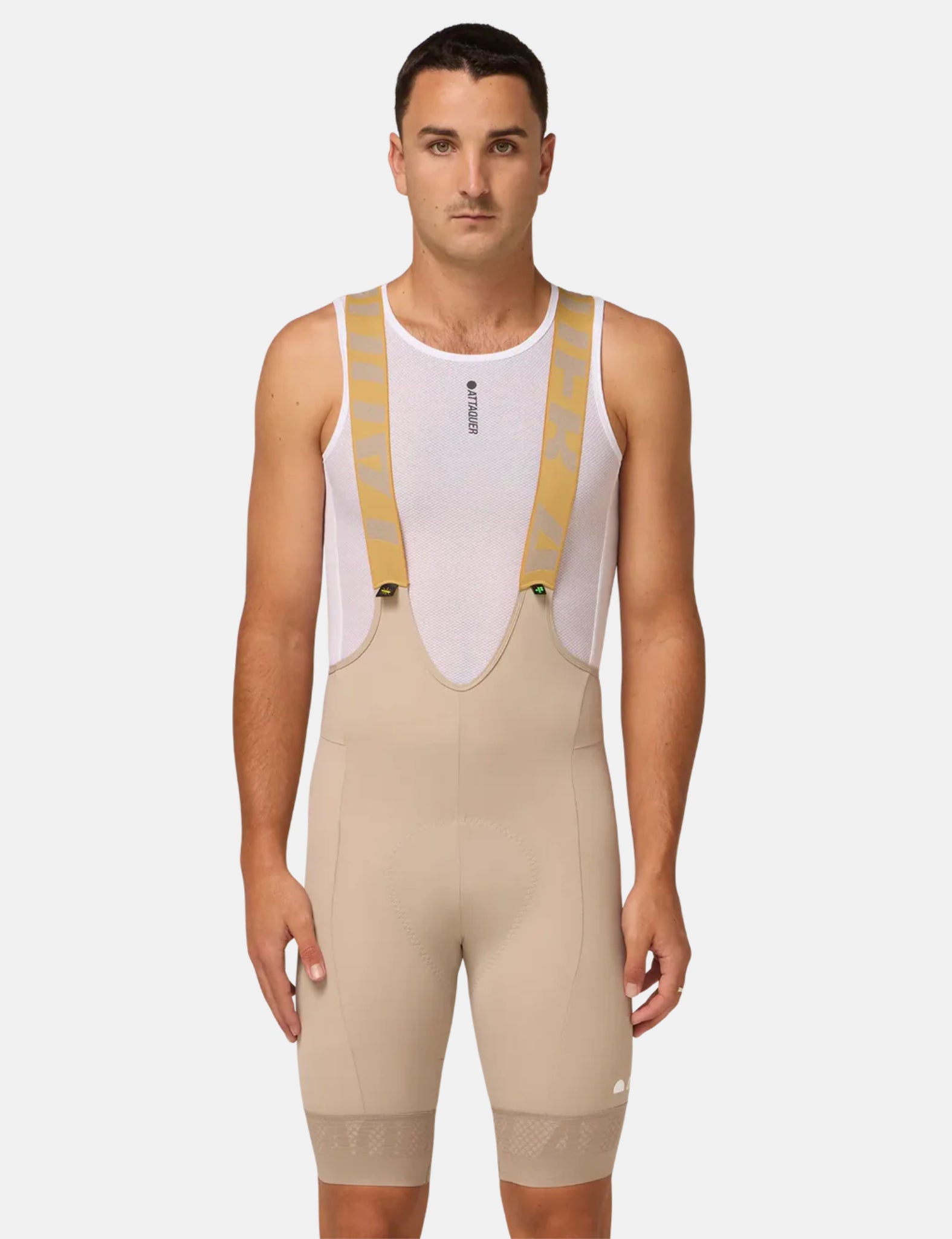 Attaquer All Day Bib Short - Eggshell