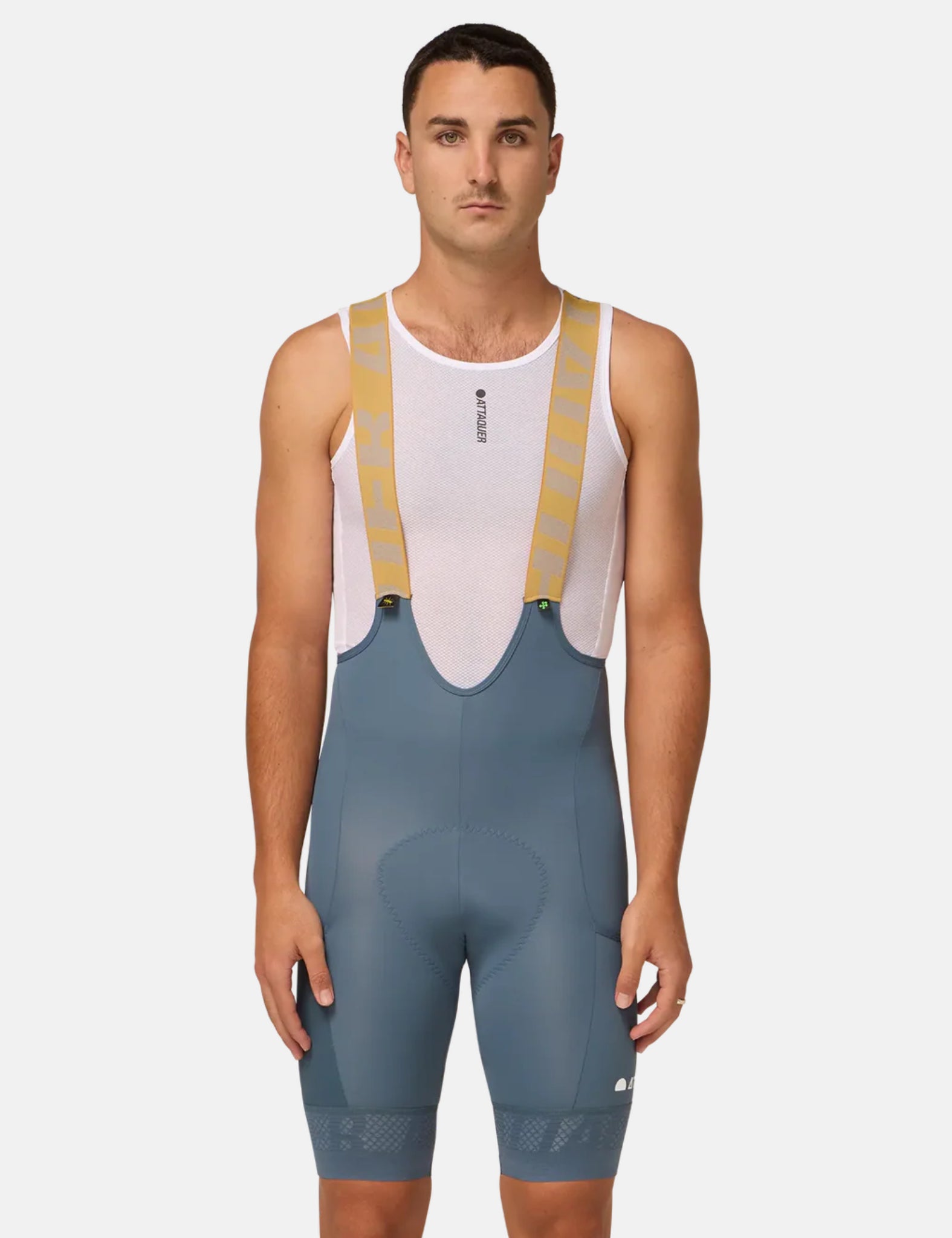 Attaquer All Day Cargo Bib Short - Steel Grey