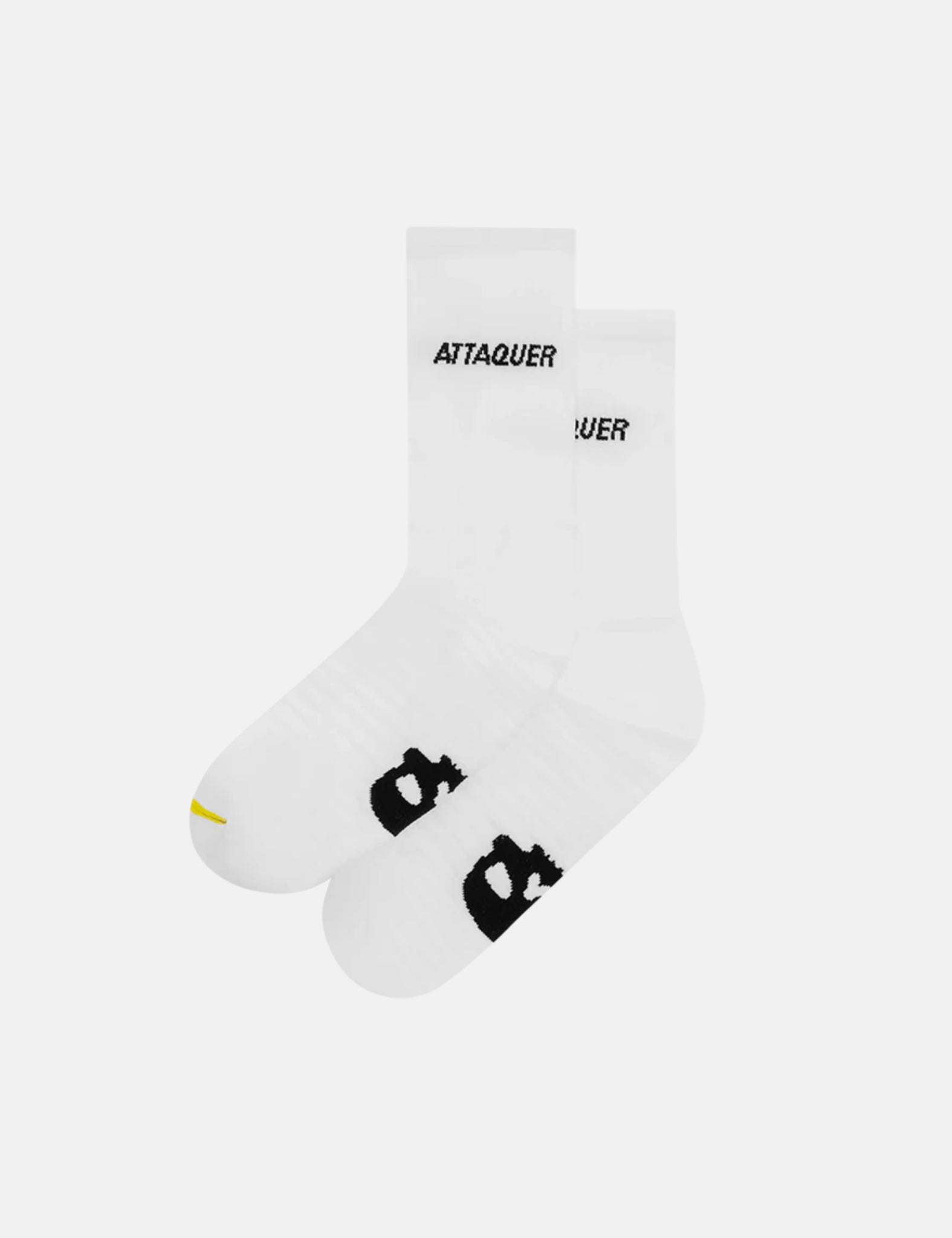 Attaquer All Day Side Logo Socks - White