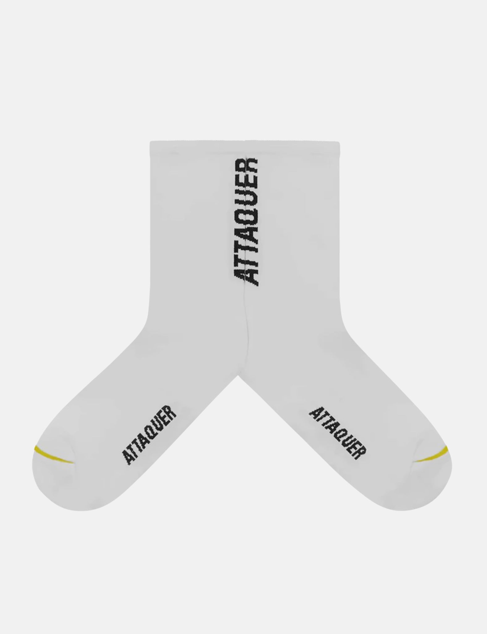 Attaquer Vertical Logo Socks - White
