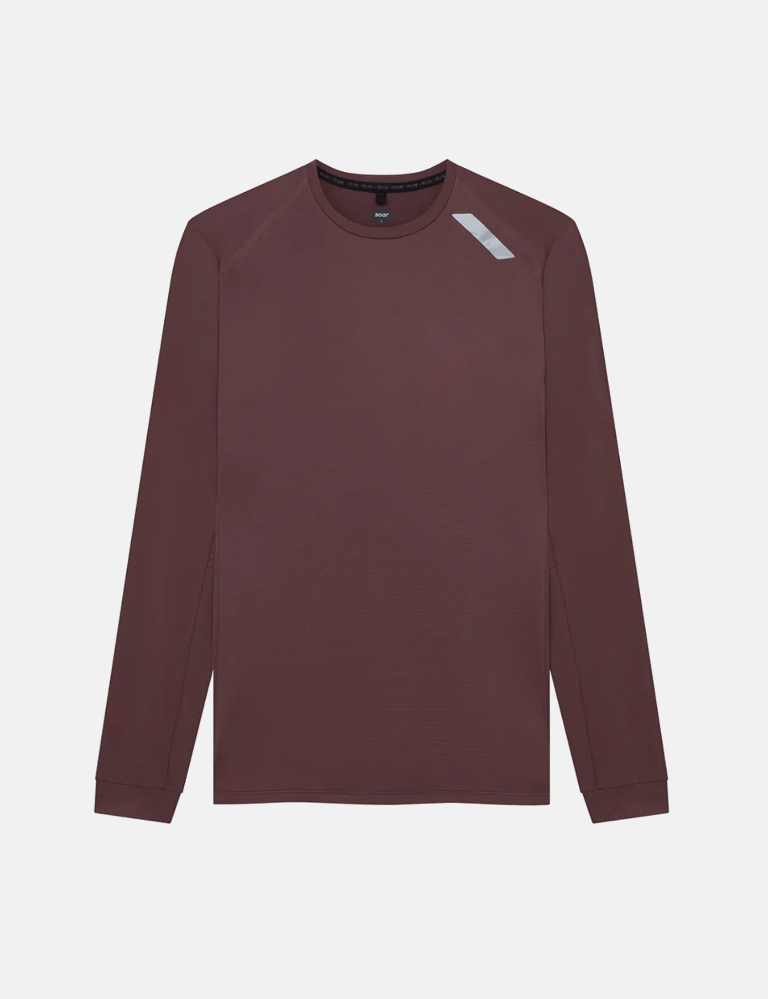 Soar Running LS Tech T-Shirt - Dark Taupe