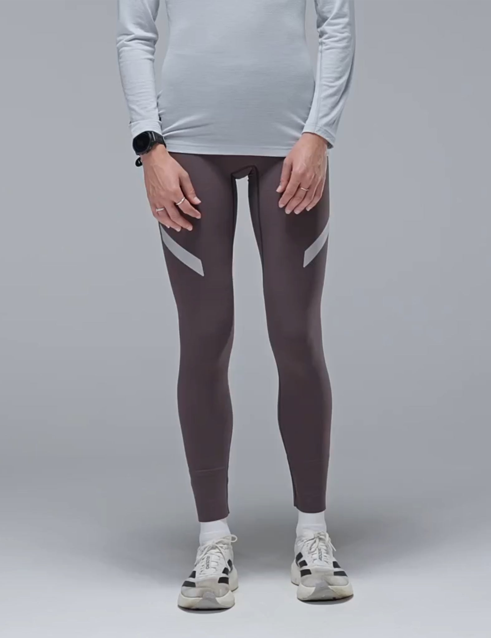 Soar Running Women's Run Tights - Dark Grey