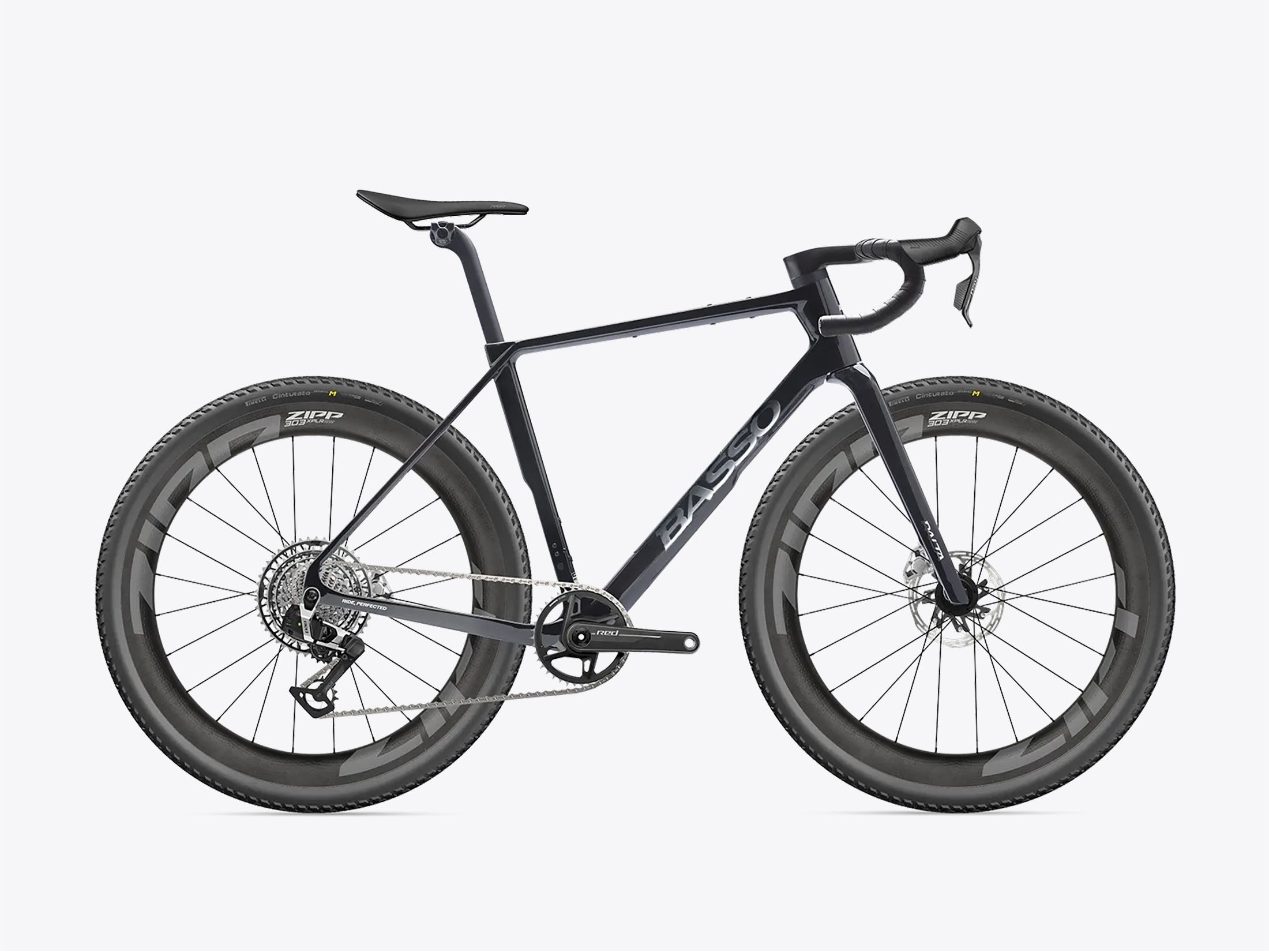 chrome gravel bike Basso Palta III SRAM Force Gravel Bike Carbon Chrome Black