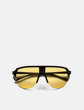 District Vision Nagata Speed Blade Sunglasses - Black/D+ Yellow