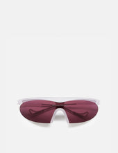 District Vision Koharu Eclipse Sunglasses - Clear/D+ Black Rose