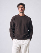 Finisterre Coho Sweat - Burnt Umber