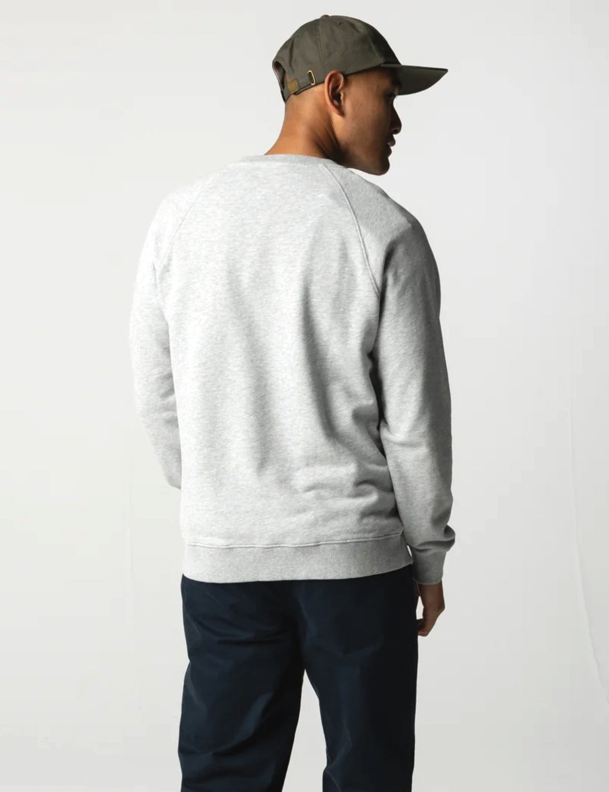 Finisterre Coho Sweatshirt - Grey Marl | Benchmark