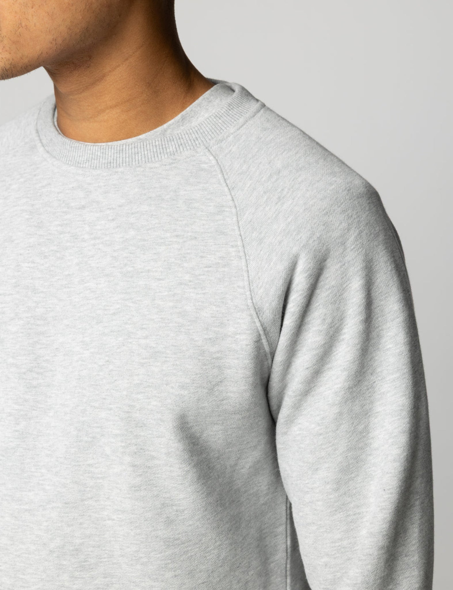 Finisterre Coho Sweatshirt - Grey Marl | Benchmark