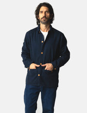 Finisterre Tonkin Work Shirt - Navy Blue