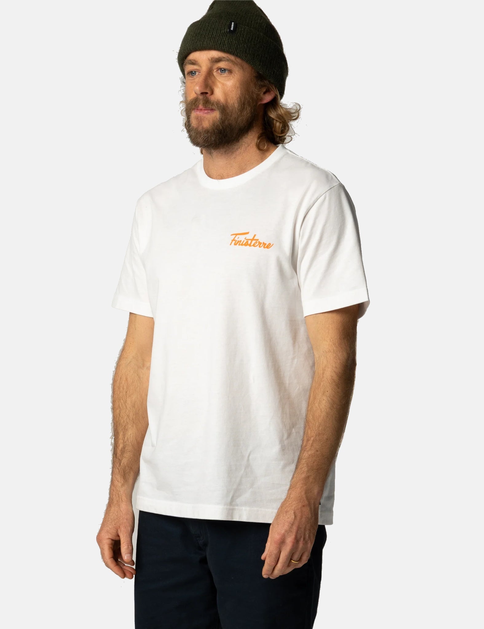 Finisterre Stoke Can T-Shirt - White