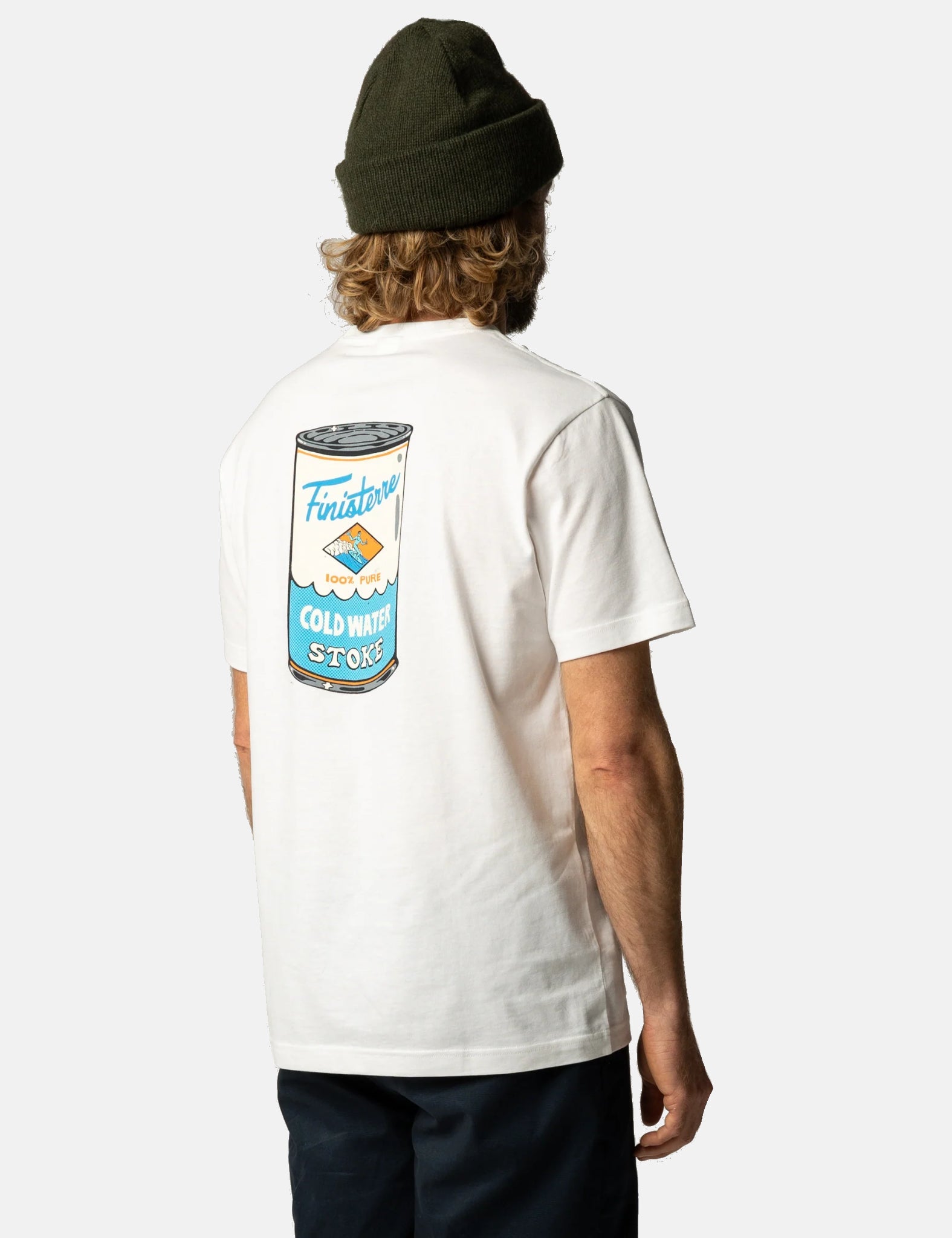 Finisterre Stoke Can T-Shirt - White