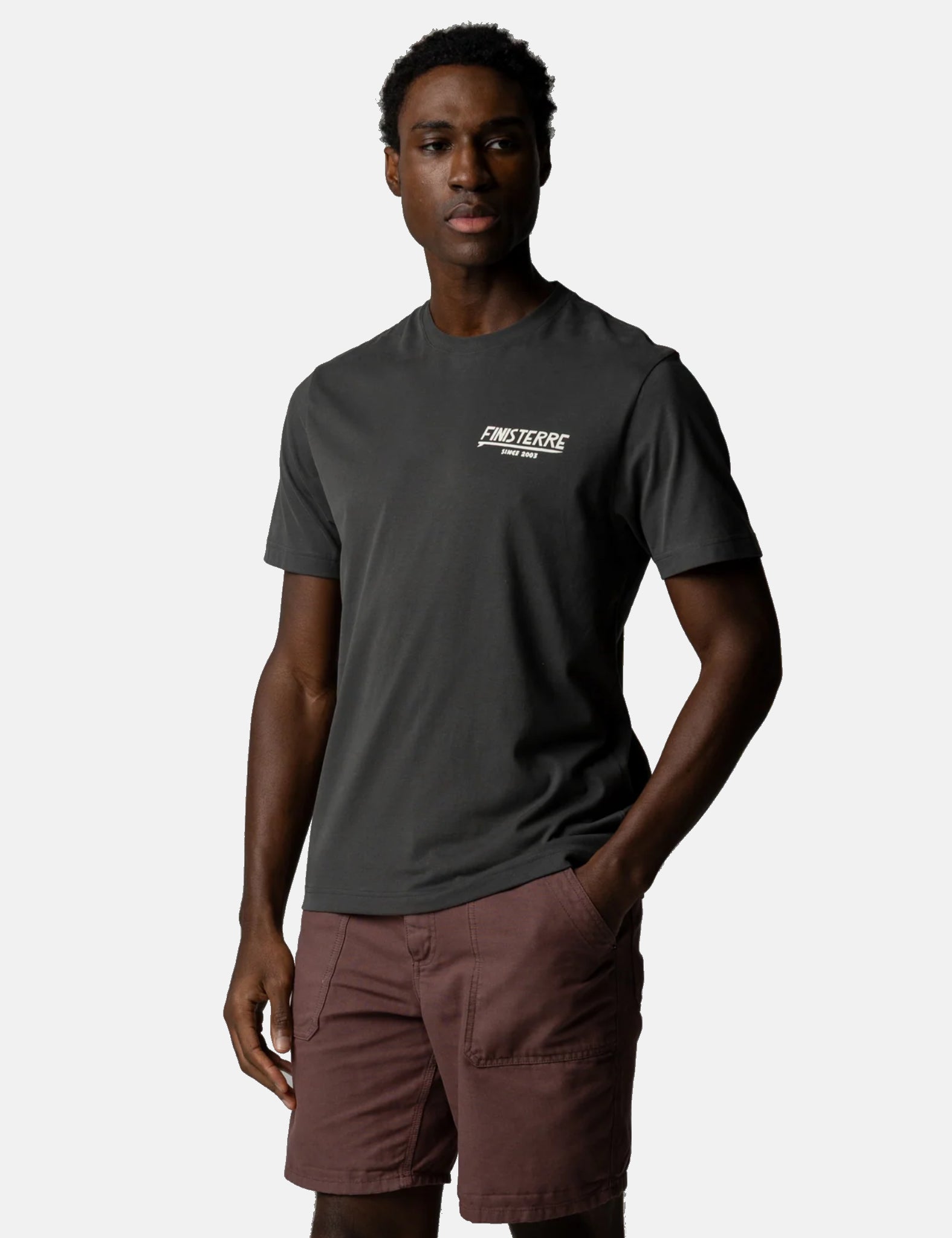 Finisterre Workshops T-Shirt - Raven Black