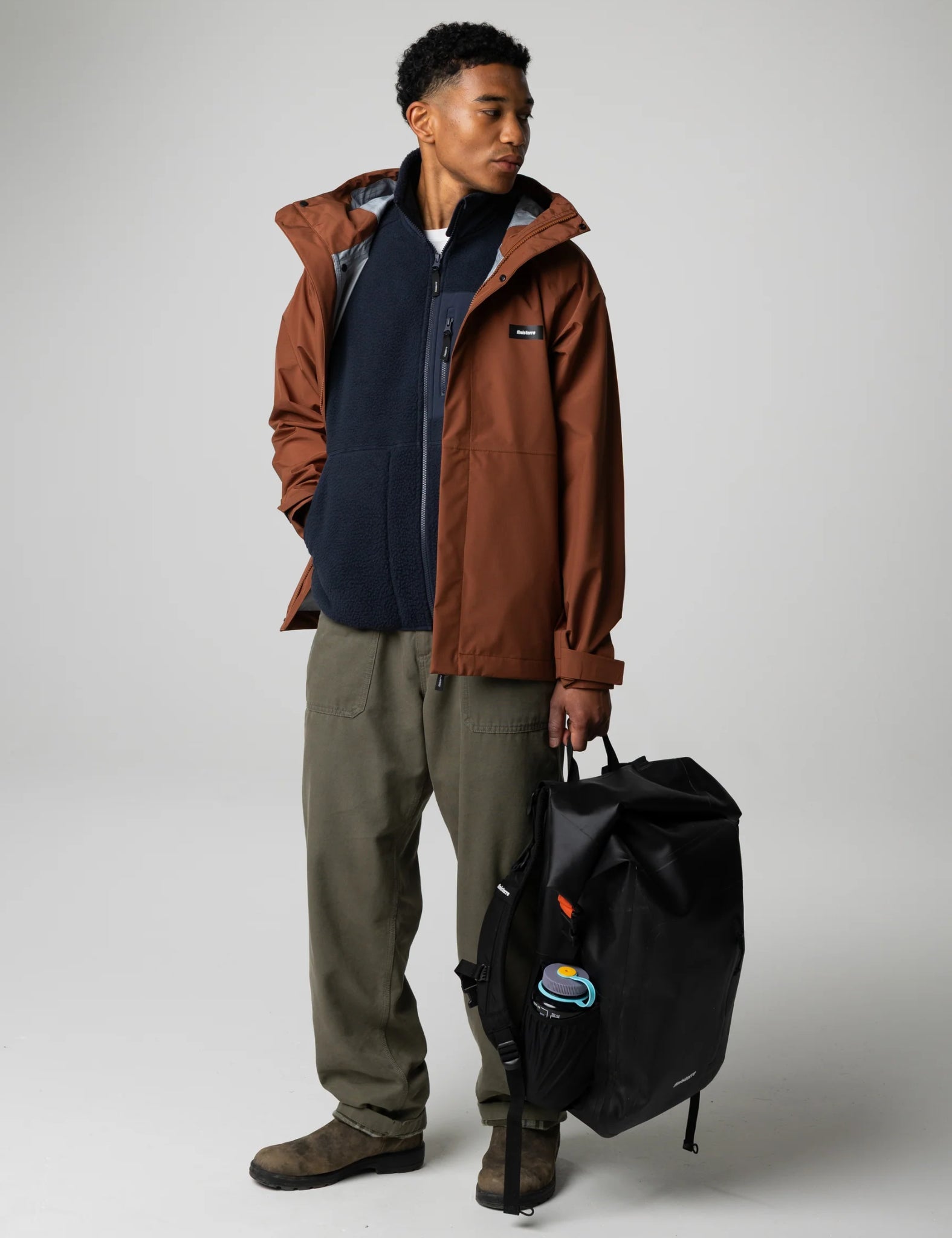 Finisterre Skybird Waterproof Jacket - Pecan Brown | Benchmark