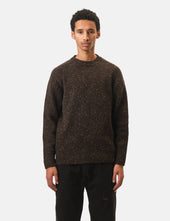Finisterre Furlong Crew Sweatshirt - Burnt Umber | Benchmark