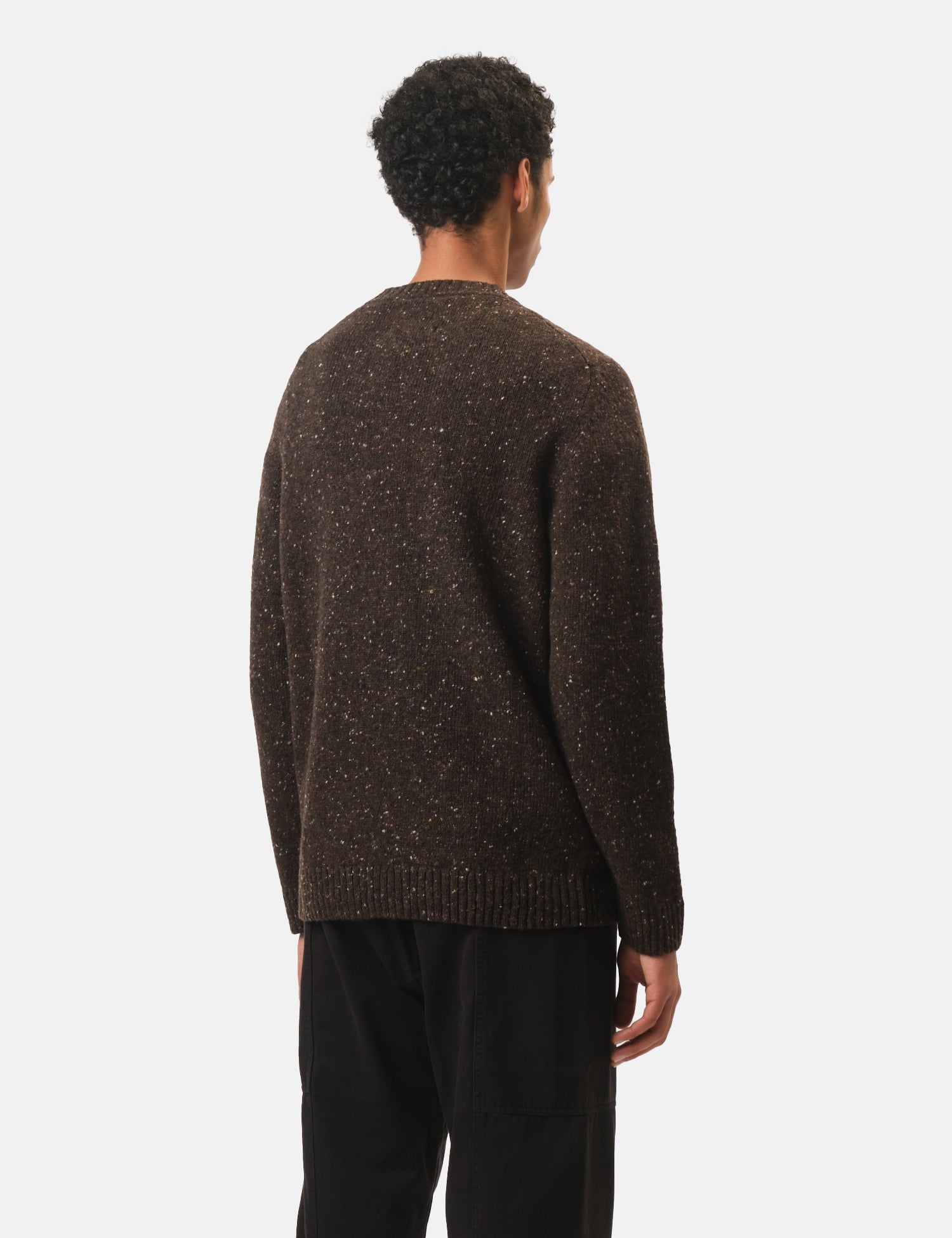 Finisterre Furlong Crew Sweatshirt - Burnt Umber | Benchmark