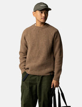 Finisterre Mora Jumper - Earth Brown