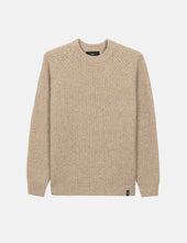 Finisterre Mora Jumper (Wool Mix) - Oatmeal | Benchmark