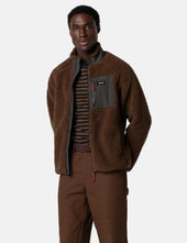 Finisterre Offshore Fleece Full Zip - Acorn Brown/Raven