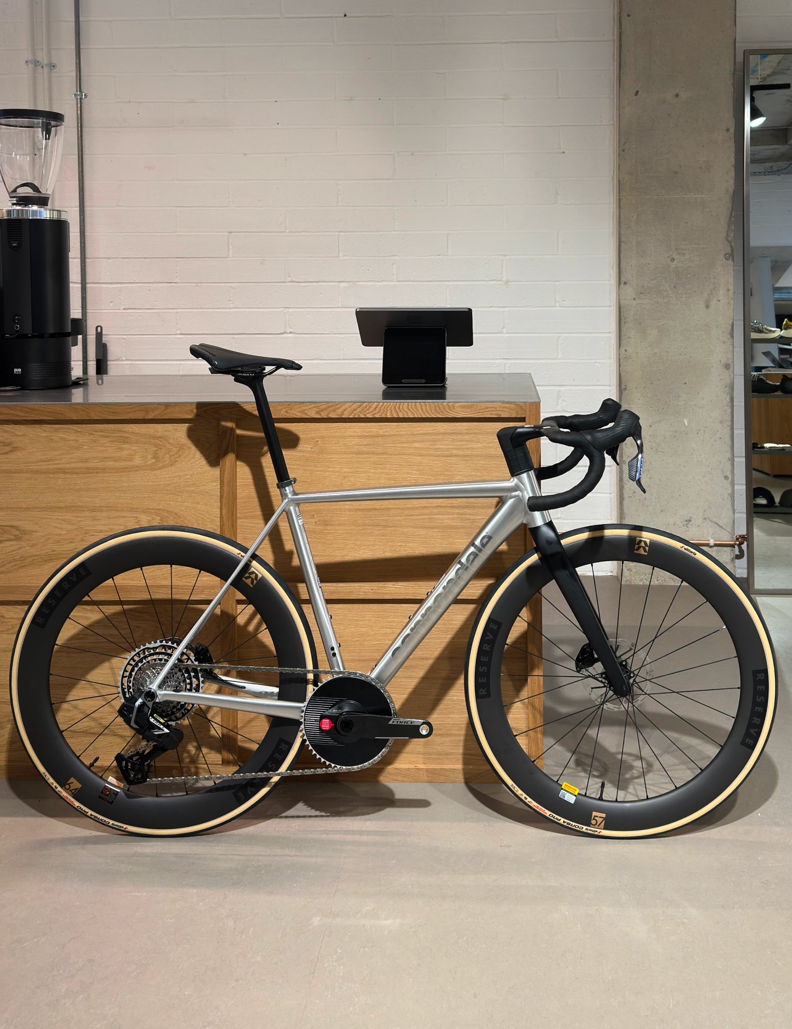 Cannondale CAAD14 Road Bike - SRAM Force AXS - Raw Silver [IN STORE]