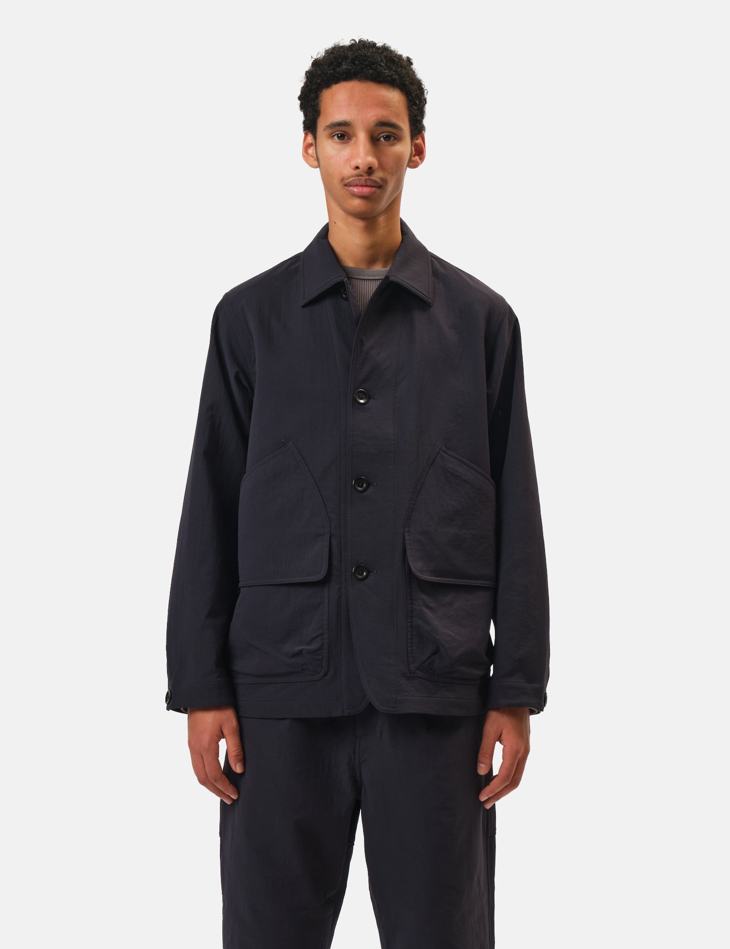 Snow Peak Easy Cloth Jacket - Dark Navy Blue