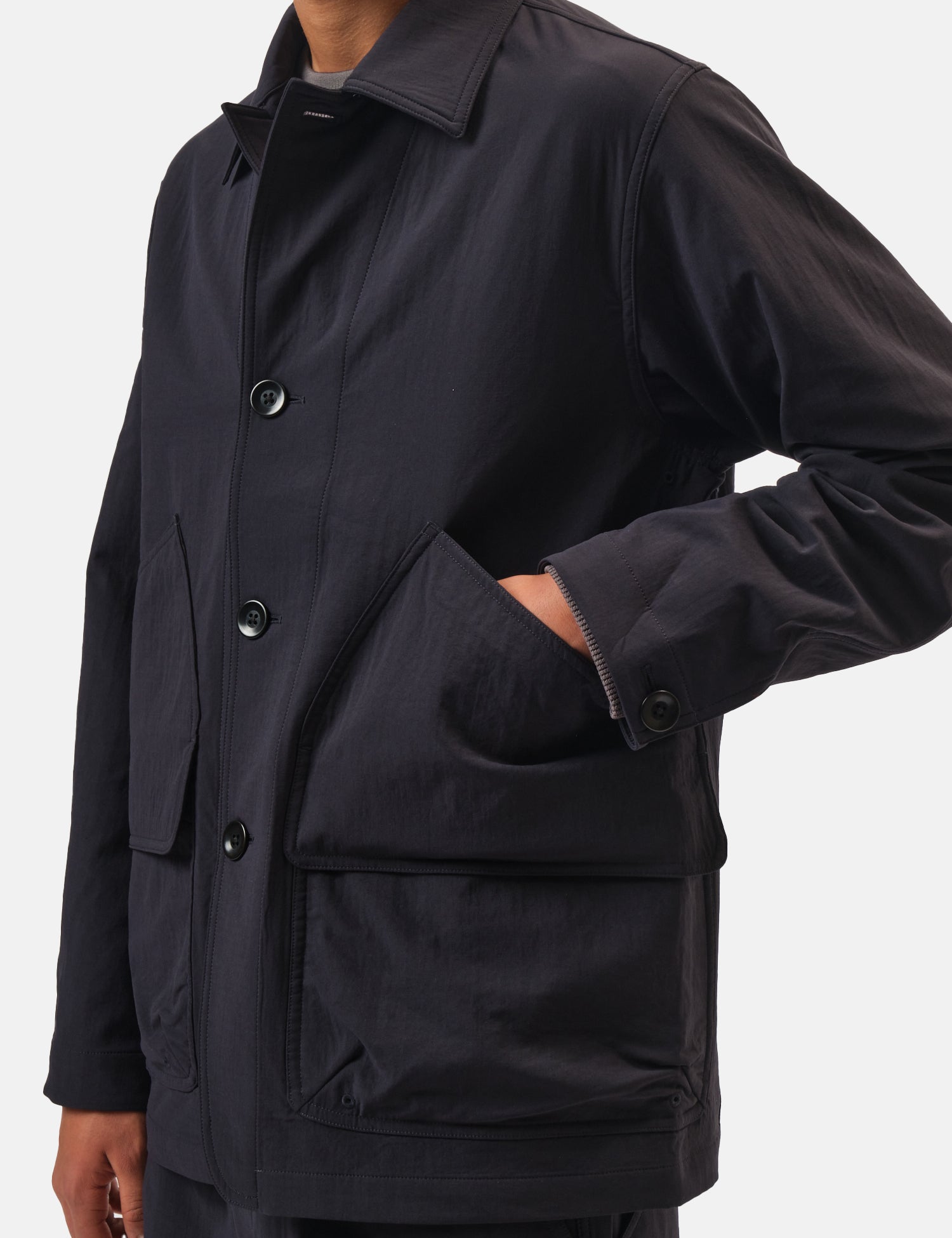 Snow Peak Easy Cloth Jacket - Dark Navy Blue