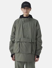 Snow Peak Nylon Tussah Anorak - Olive Green