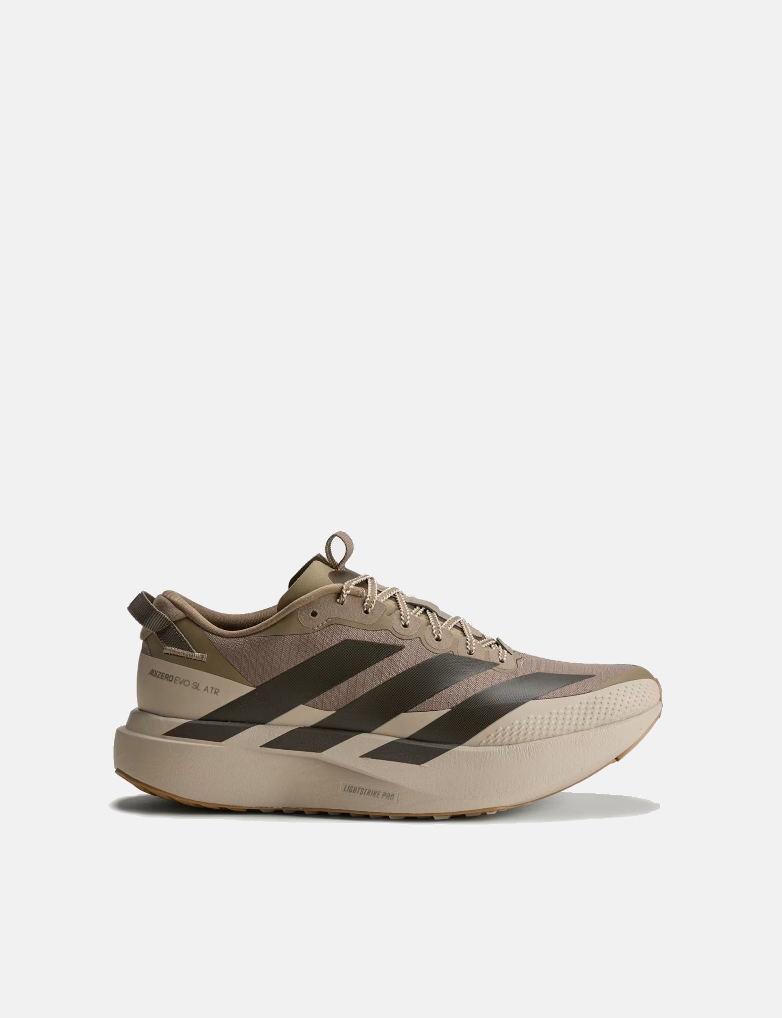 Adidas Adizero Evo SL ATR Running Shoes - Khaki Six/Shadow Olive/Khaki