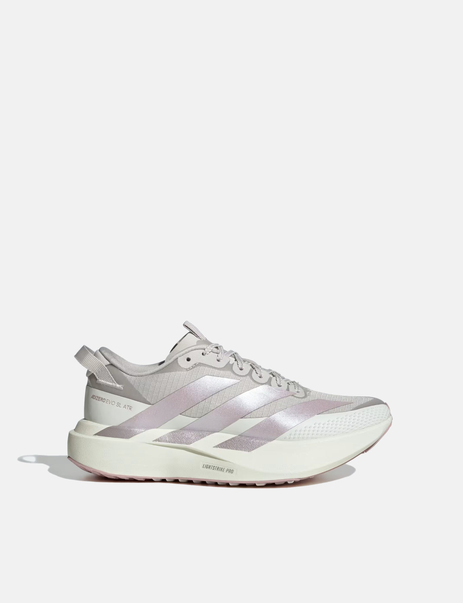 Adidas Women's Adizero Evo SL ATR Running Shoes - Grey One/Ice Purple/White Tint