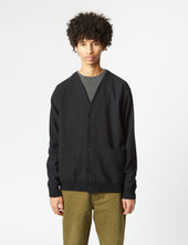 Snow Peak Co/Pe Knit Cardigan - Black
