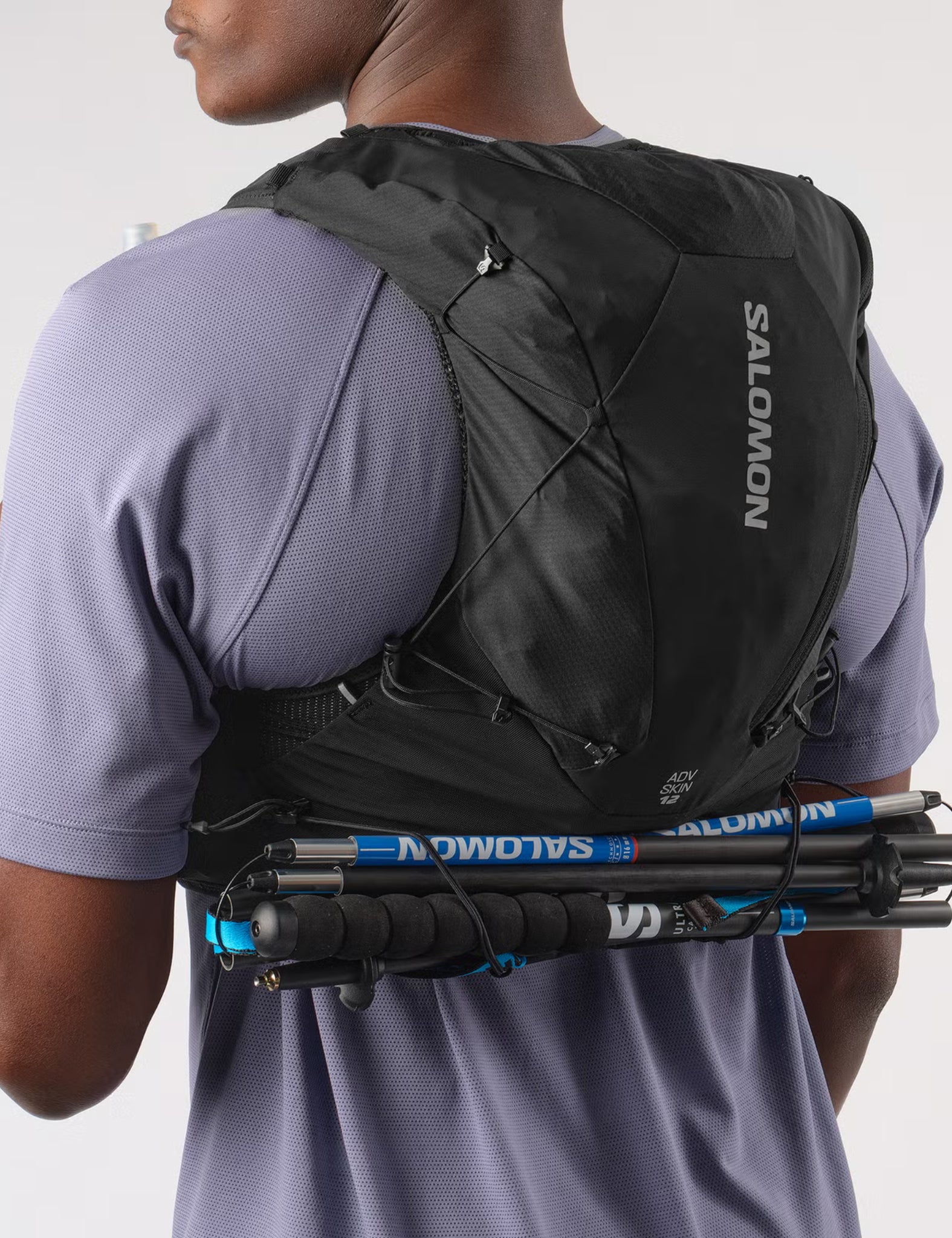 Salomon ADV Skin 12 Vest w/Flasks (Unisex) - Black